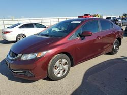 Salvage cars for sale at Fresno, CA auction: 2015 Honda Civic LX