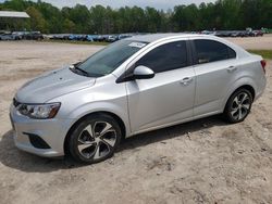 Salvage cars for sale from Copart Charles City, VA: 2017 Chevrolet Sonic Premier