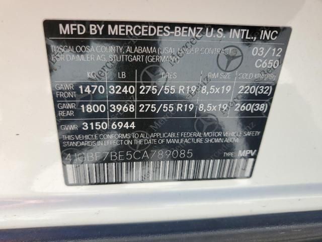 2012 Mercedes-Benz GL 450 4matic