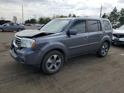 Salvage cars for sale at Denver, CO auction: 2015 Honda Pilot SE