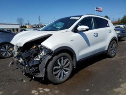 KIA Sportage salvage cars for sale: 2017 KIA Sportage EX