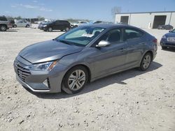 Salvage cars for sale from Copart Kansas City, KS: 2019 Hyundai Elantra SEL