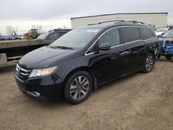 Salvage cars for sale at Rocky View County, AB auction: 2014 Honda Odyssey Touring