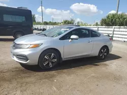 Salvage cars for sale at Miami, FL auction: 2014 Honda Civic EX
