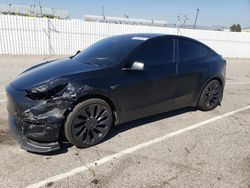 Salvage cars for sale at Van Nuys, CA auction: 2022 Tesla Model Y