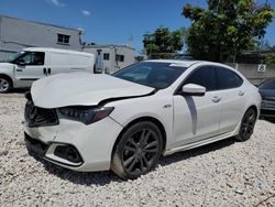Acura tlx salvage cars for sale: 2020 Acura TLX Technology