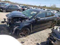 Salvage cars for sale at North Billerica, MA auction: 2018 Ford Fusion SE