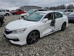 Honda Accord Touring salvage cars for sale: 2016 Honda Accord Touring