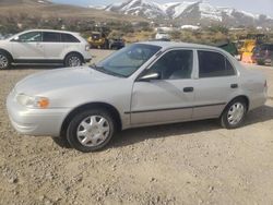 Salvage cars for sale from Copart Reno, NV: 2000 Toyota Corolla VE