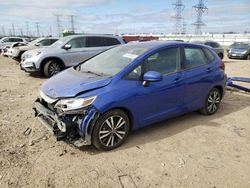 Salvage cars for sale at Elgin, IL auction: 2019 Honda FIT EX