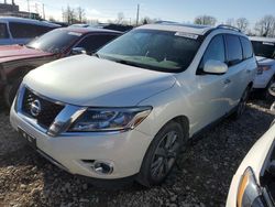 Salvage cars for sale at Lansing, MI auction: 2014 Nissan Pathfinder S