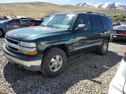 Salvage cars for sale from Copart Reno, NV: 2001 Chevrolet Tahoe K1500