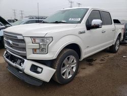 Salvage cars for sale at Elgin, IL auction: 2015 Ford F150 Supercrew