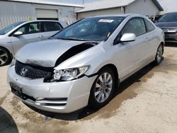 Salvage cars for sale from Copart Pekin, IL: 2009 Honda Civic EX
