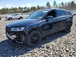 Salvage cars for sale at Windham, ME auction: 2017 Audi Q7 Premium Plus