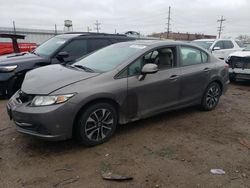 Salvage cars for sale from Copart Chicago Heights, IL: 2013 Honda Civic EX