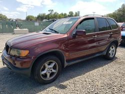 Salvage cars for sale at Riverview, FL auction: 2001 BMW X5 3.0I
