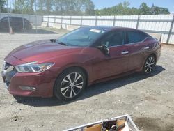 Salvage cars for sale from Copart Spartanburg, SC: 2016 Nissan Maxima 3.5S