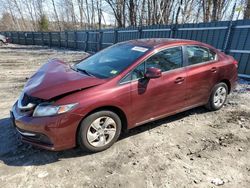 Vehiculos salvage en venta de Copart Candia, NH: 2013 Honda Civic LX