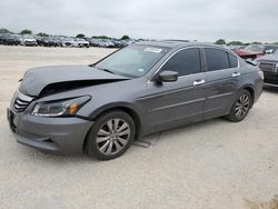 Salvage cars for sale from Copart San Antonio, TX: 2011 Honda Accord EXL