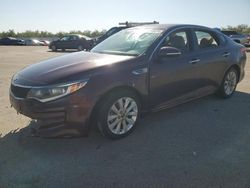Salvage cars for sale from Copart Fresno, CA: 2016 KIA Optima LX