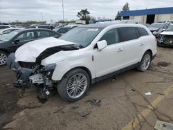 Salvage cars for sale at Woodhaven, MI auction: 2013 Lincoln MKT