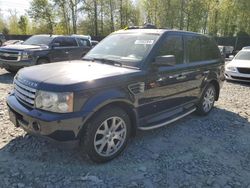 Land Rover salvage cars for sale: 2007 Land Rover Range Rover Sport HSE