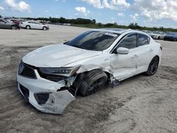 Salvage cars for sale at West Palm Beach, FL auction: 2022 Acura ILX Premium A-Spec
