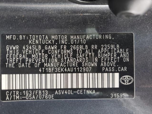 2010 Toyota Camry Base