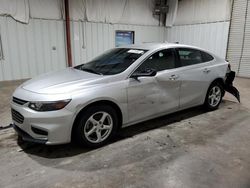 Chevrolet salvage cars for sale: 2017 Chevrolet Malibu LS