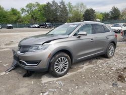 Salvage cars for sale at Madisonville, TN auction: 2016 Lincoln MKX Select