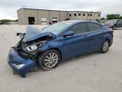 Salvage cars for sale at Wilmer, TX auction: 2016 Hyundai Elantra SE