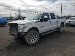 Salvage trucks for sale at Montreal Est, QC auction: 2015 Ford F350 Super Duty