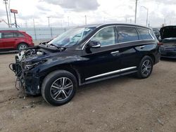 Salvage cars for sale from Copart Greenwood, NE: 2019 Infiniti QX60 Luxe