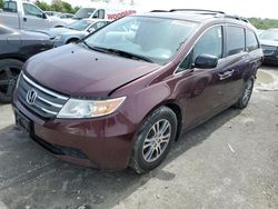 Salvage cars for sale from Copart Cahokia Heights, IL: 2013 Honda Odyssey EXL