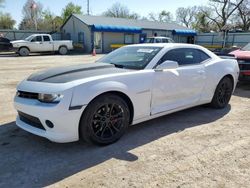 Salvage cars for sale at Wichita, KS auction: 2015 Chevrolet Camaro LS