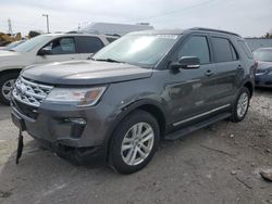 Salvage cars for sale at Franklin, WI auction: 2019 Ford Explorer XLT
