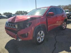 Salvage cars for sale at East Granby, CT auction: 2018 Jeep Compass Latitude