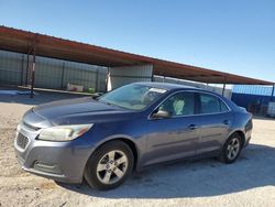 Salvage cars for sale at Andrews, TX auction: 2015 Chevrolet Malibu LS