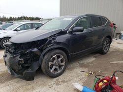 Salvage cars for sale at Franklin, WI auction: 2017 Honda CR-V EX