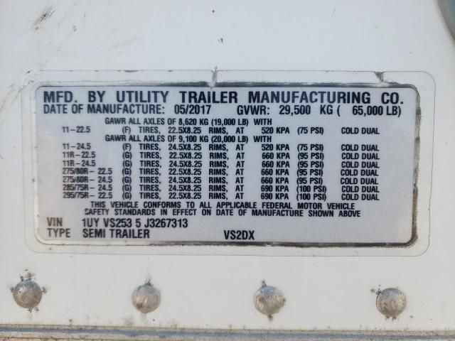 2018 Utility Semi Trailer