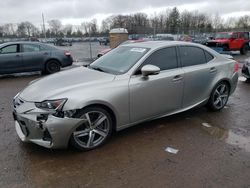 Salvage cars for sale at Chalfont, PA auction: 2017 Lexus IS 300