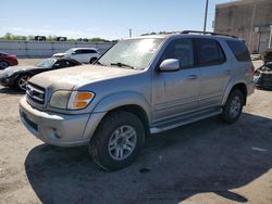 Salvage cars for sale at Fredericksburg, VA auction: 2003 Toyota Sequoia Limited