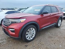 Salvage cars for sale at Houston, TX auction: 2020 Ford Explorer Limited