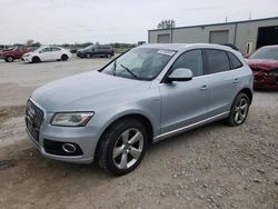 Salvage cars for sale at Kansas City, KS auction: 2013 Audi Q5 Premium Hybrid