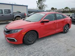 Vehiculos salvage en venta de Copart Tulsa, OK: 2020 Honda Civic LX