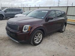 Salvage cars for sale from Copart Haslet, TX: 2020 KIA Telluride LX