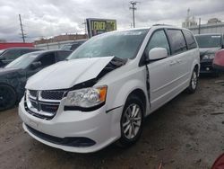 Salvage cars for sale at Chicago Heights, IL auction: 2016 Dodge Grand Caravan SXT