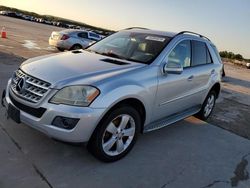 Salvage cars for sale at Grand Prairie, TX auction: 2009 Mercedes-Benz ML 350