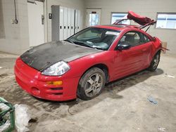 Salvage cars for sale at West Mifflin, PA auction: 2003 Mitsubishi Eclipse GS